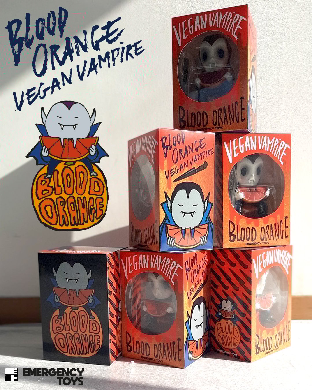 Blood orange vegan vampire | EMERGENCY TOYS